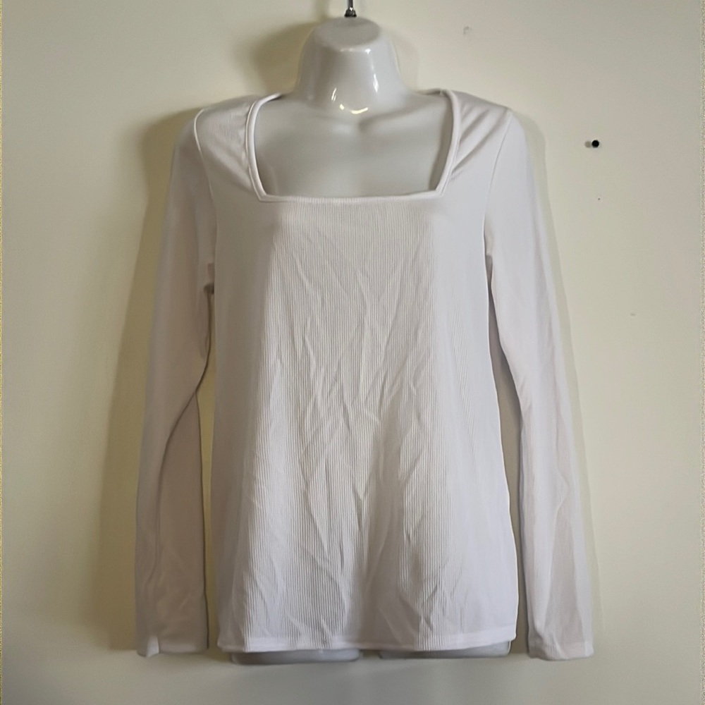Boohoo square neck maternity top